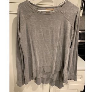 Heather Grey Asymmetrical Hem Tunic